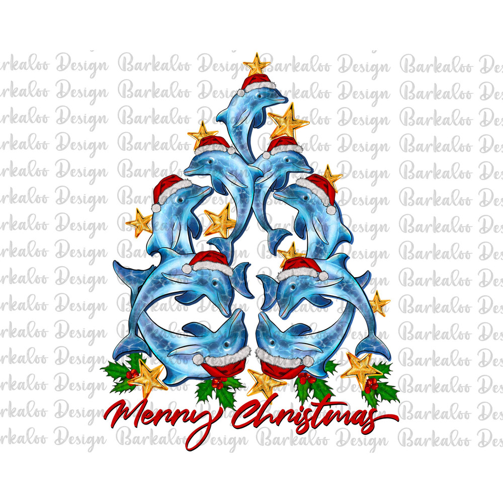 Merry Christmas Dolphin Png Sublimation Design, Merry Christmas Png, Christmas Animal Png, Christmas Png,Happy New Year Png,Digital Download.jpg