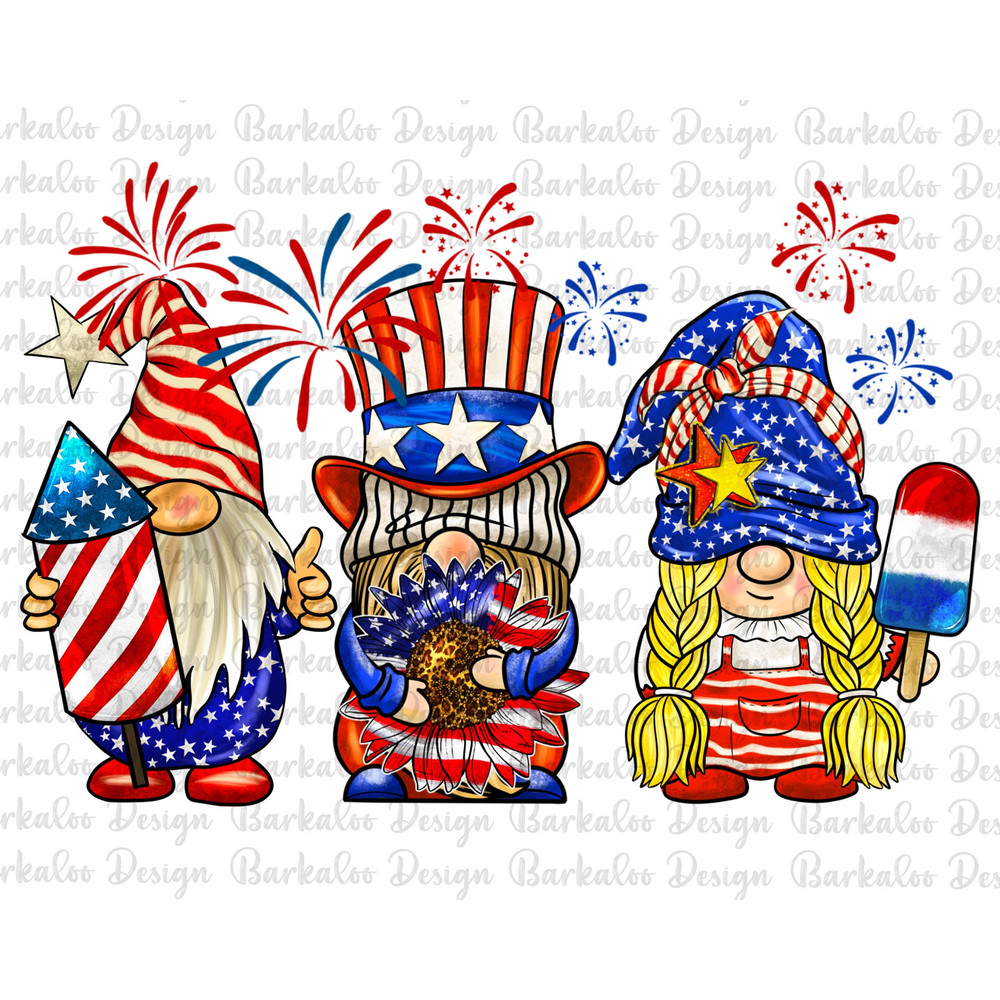 Patriotic Gnomies Png, 4th Of July Png, Usa Gnomies Png, Usa Flag Png, Gnomes Png, Sunflowers And Popsicle American Gnomies Png Downloads.jpg