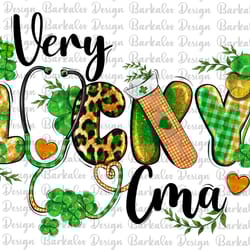 st. patrick's day very lucky cma png sublimation design, very lucky png