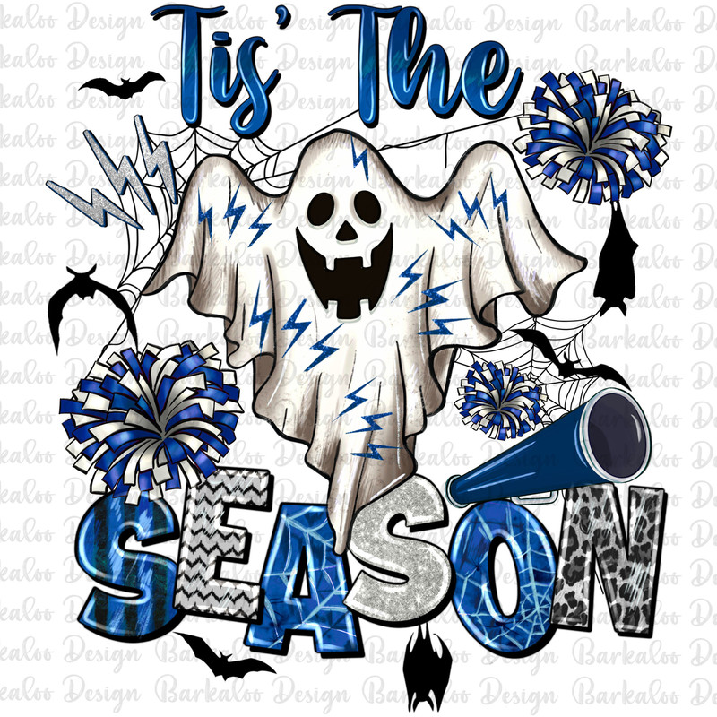 Tis' the season navy blue png sublimation design download, Happy Halloween png, school spirit png, spooky season png, designs download.jpg