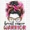 Western Breast Cancer Warrior Messy Bun Png Sublimation Design, Pink Ribbon Png, Breast Cancer Awareness, Mom Warrior Png, Digital Download.jpg