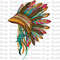 Western Indian Headdress Png Sublimation Design, Indian Headdress Png, Indian Feather Png, Native American Png, Digital Download.jpg