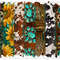 Western Leopard Cowhide Gemstone Sunflower Brushstrokes PNG Sublimation Design, Western Brushstrokes Sublimation Png, Digital Download.jpg