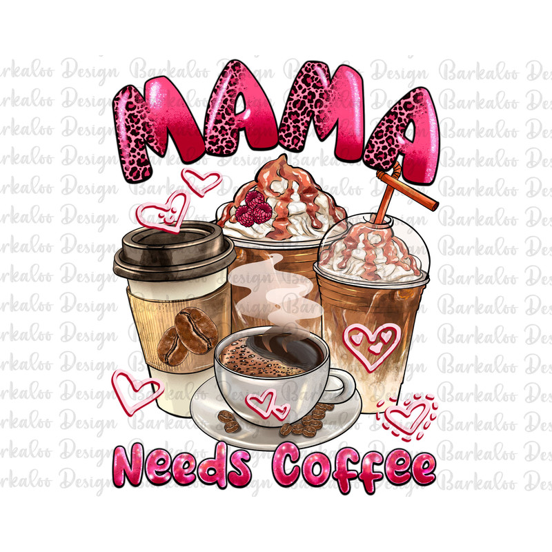 Western Mama Needs Coffee Png, Hand Drawn Coffee Png, Western Coffee Png, Coffee Lovers Png, Mother's Day Png, Digital Downloads.jpg