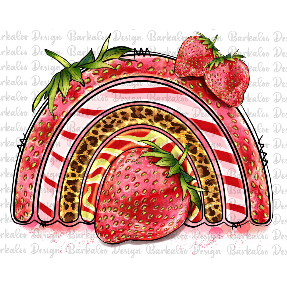 Western Strawberry Rainbow Png Sublimation Design, Strawberry Rainbow Png, Leopard Strawberry Rainbow Png,Summer Fruit Rainbow Png Downloads.jpg