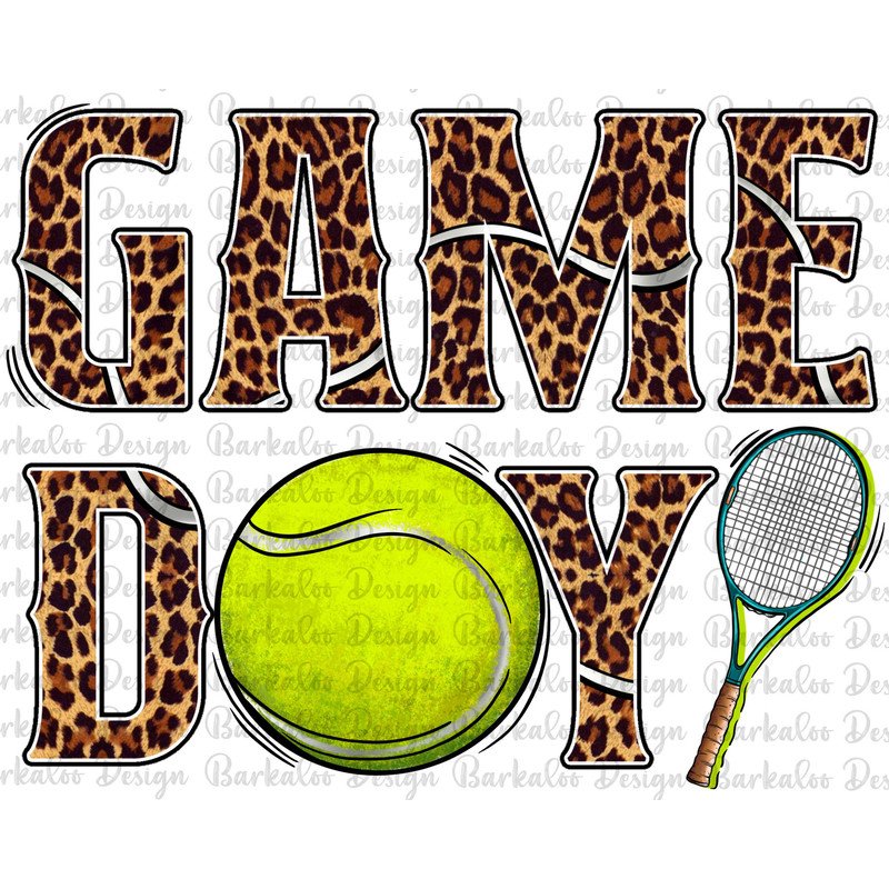 Western Tennis Game Day Png Sublimation Design, Sports Png, Tennis Sport Png, Leopard Game Day Tennis Png, Tennis Clipart, Digital Download.jpg