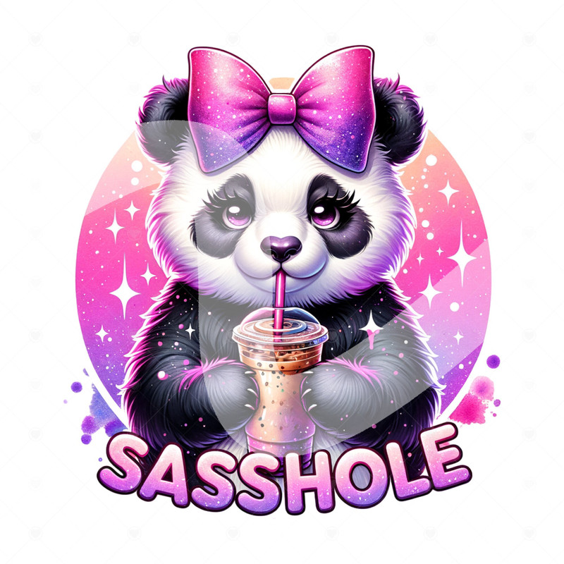 Funny Panda PNG, Sasshole Clipart, Trash Panda PNG, Coffee Png, Sassy and Trashy Sublimation Design, Panda Clipart, Funny Tshirt Design.jpg