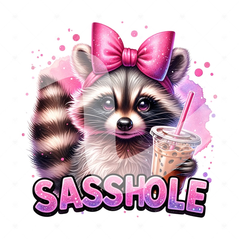 Funny Raccoon PNG, Sasshole Clipart, Trash Panda PNG, Coffee Png, Sassy and Trashy Sublimation Design, Raccoon Clipart, Funny Tshirt Design.jpg