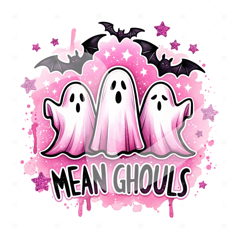 Mean Ghouls PNG, Funny Halloween Clipart, Ghost Sublimation Design, Spooky Fall PNG, Cute Ghost DTF Transfer, Trendy Tshirt Design, Tumbler.jpg