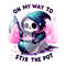 On My Way To Stir The Pot PNG, Digital Design Download, Snarky Skeleton Sublimation PNG, Trendy Tshirt Design, Funny Sarcastic Clipart.jpg
