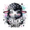 The Black Sheep PNG, Cute Sheep Clipart, Outcast Sublimation Design, Pastel Goth DTF Transfer File, Unhinged PNG, Tshirt Design, Sticker.jpg