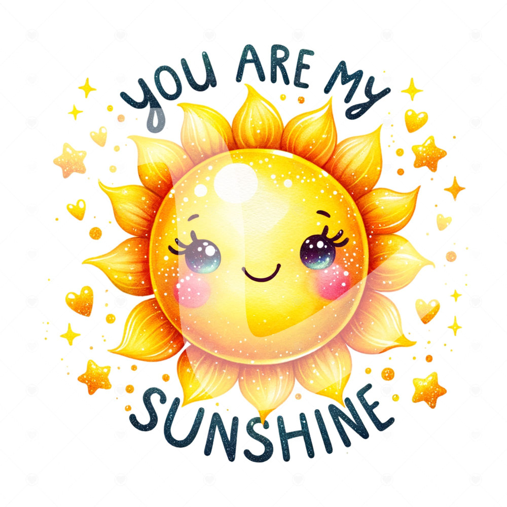 You Are My Sunshine PNG, Cute Sun Sublimation Design, Summer DTF Transfer, Mothers Day Clipart, Kids Shirt Design, Trendy Png, Sticker, Mug.jpg