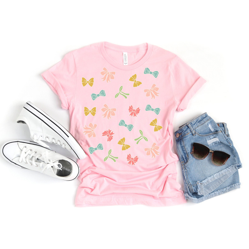 Coquette Aesthetic Pink Bow Custom Name Sweatshirt, Cute Coquette Top, Personalized Trendy Crewneck for Women, Chic Daughter Gift for Her.jpg