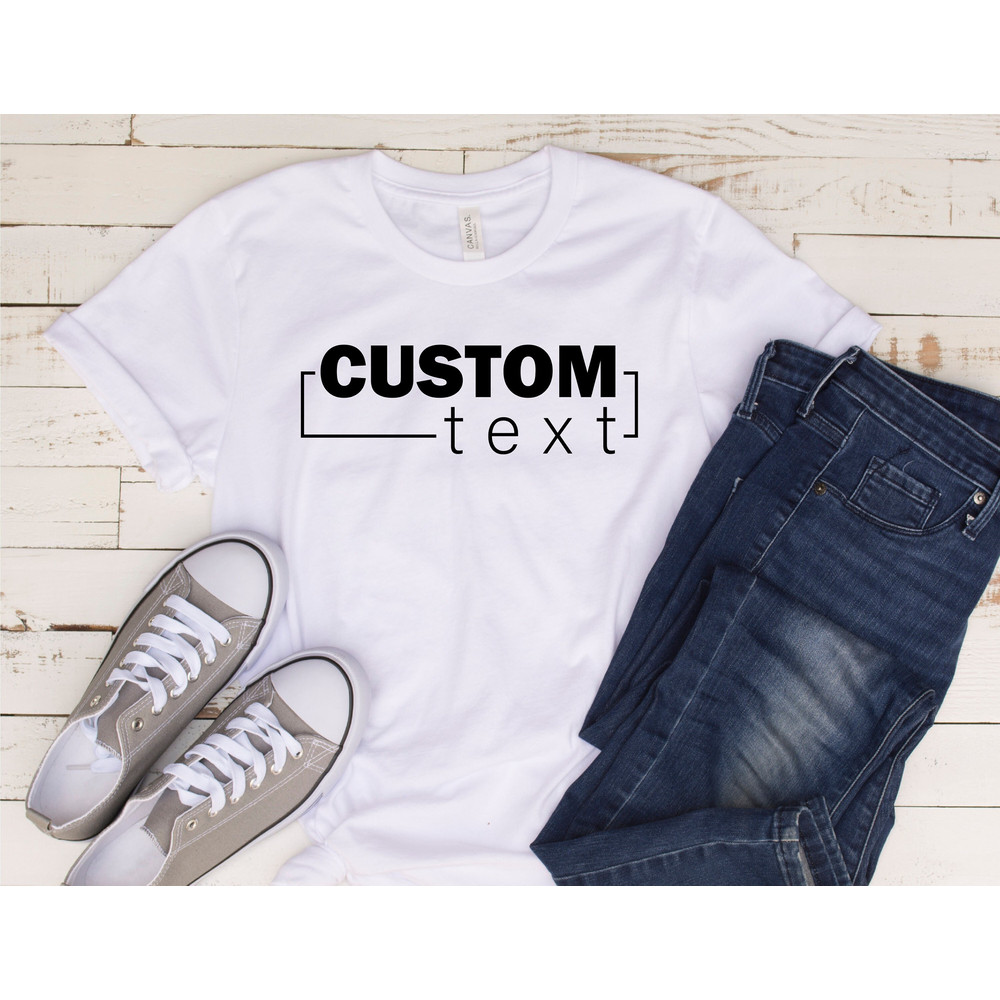 Custom Shirt, Customize your Own Shirt with Text, Custom made shirt, Personalized T-Shirt, Custom Text, Bulk Order Shirts.jpg