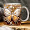 3D Butterfly Mug Wrap, 3D Pearl Rhinestone Butterfly Mug Design Sublimation Coffee Mug PNG 11oz,15oz Mug Sublimation Png Wedding Mug.jpg