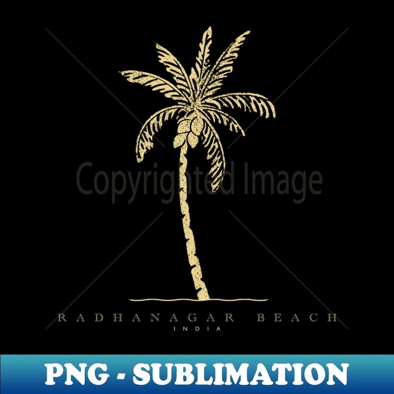 Radhanagar Beach, India Classic Beachwear - High-Resolution PNG Sublimation File