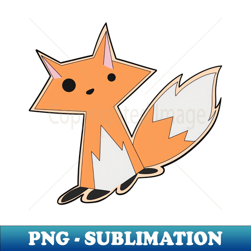 Sharp Fox - Instant PNG Sublimation Download