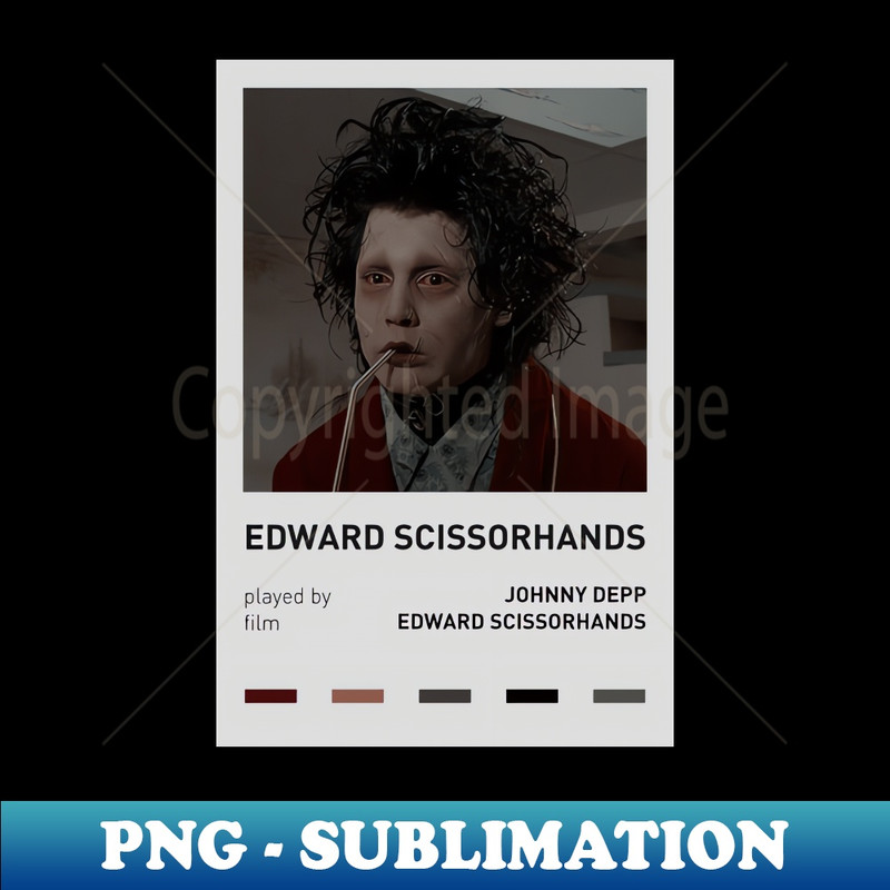 Edward Scissorhands - PNG Transparent Sublimation File