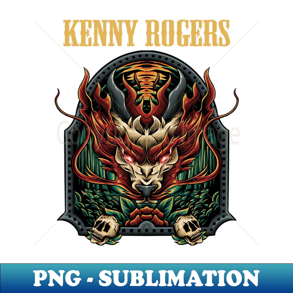 KENNY ROGERS BAND - PNG Sublimation Digital Download
