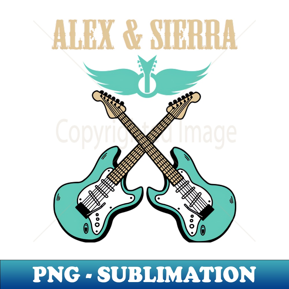 ALEX u0026 SIERRA BAND - PNG Transparent Sublimation Design