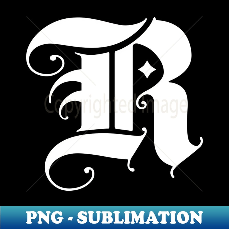 Letteer R Cool Letter R Cool Vintage Design Gift - Stylish Sublimation Digi | Inspire ...