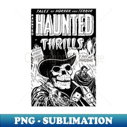 evil skeleton halloween horror comic vintage horror monsters - sublimation-ready png file