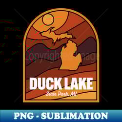 duck lake state park michigan - exclusive sublimation digital file
