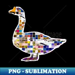 goose duck swan mosaic design - modern sublimation png file