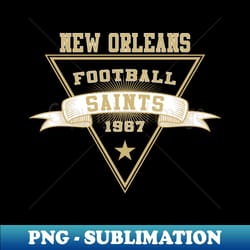 retro new orleans saints - vintage sublimation png download