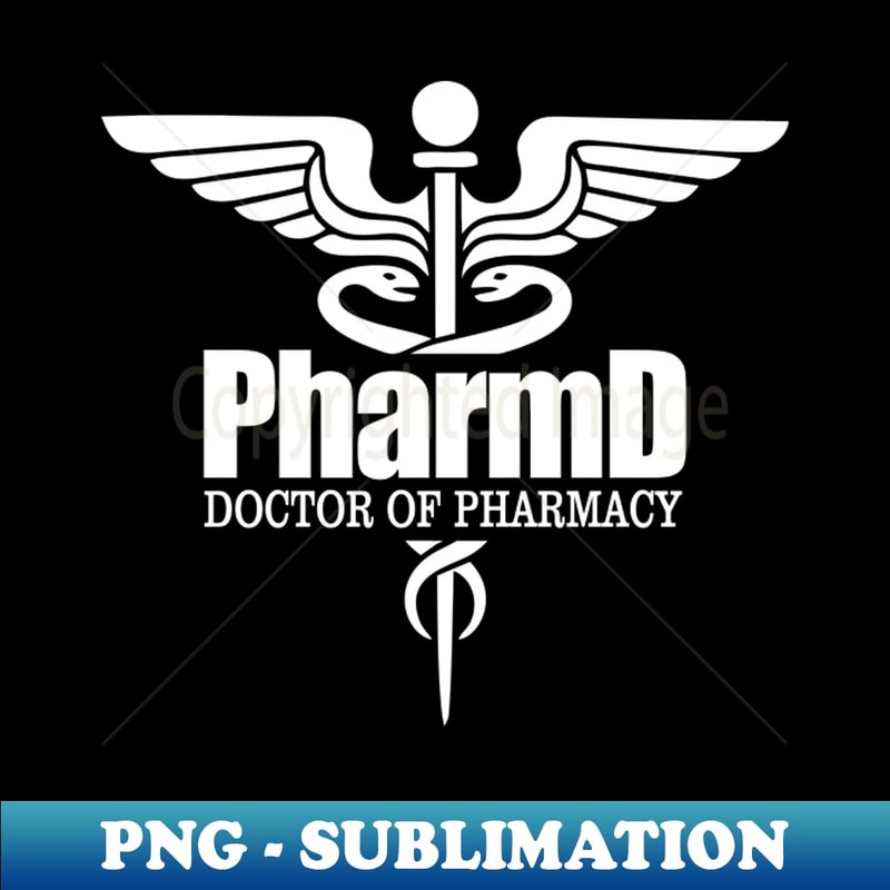 PharmD (caduceus) - PNG Transparent Sublimation Design