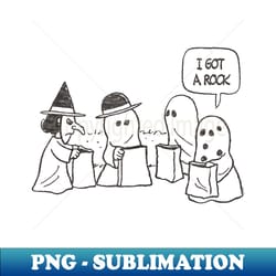 peanuts halloween charlie brown i got a rock - professional sublimation digital download