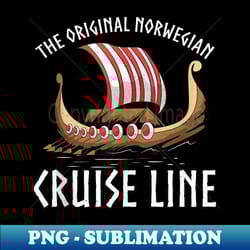 viking ship cruise norwegian line 1 - sublimation-ready png file