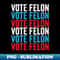 Vote Felon Pro Trump 2024 Take America Back Patriotic Men - Digital Sublimation Download File