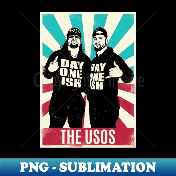 Vintage Retro The Usos Wrestling - Exclusive Sublimation Digital File