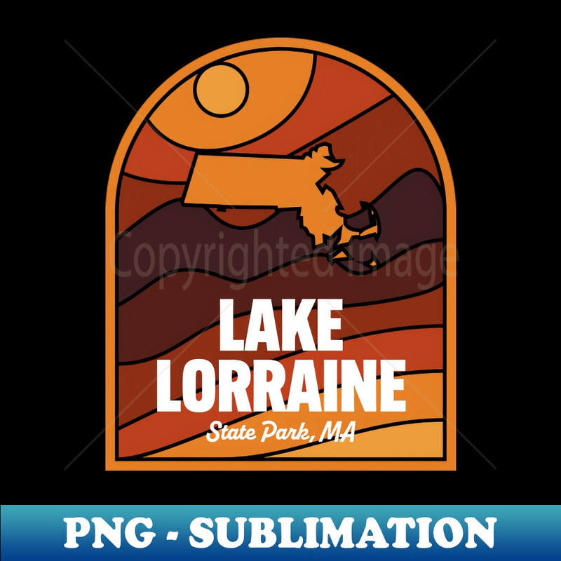 Lake Lorraine State Park Massachusetts - Creative Sublimation PNG Download