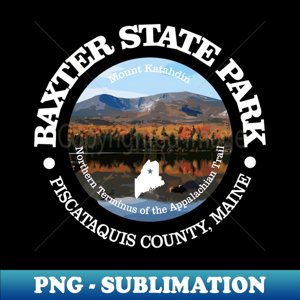 Baxter State Park (SP) - Digital Sublimation Download File