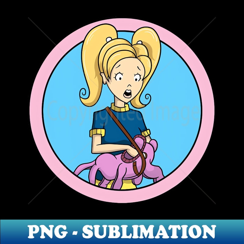 Cute Girl Cartoon - Exclusive Sublimation Digital File