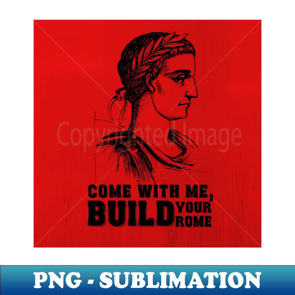 Rome Red Vintage Retro T-shirt - Exclusive Sublimation Digital File