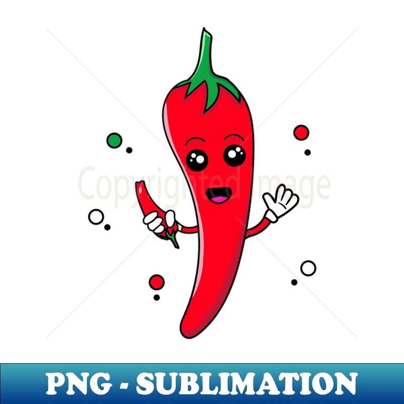cartoon chili cute - Creative Sublimation PNG Download