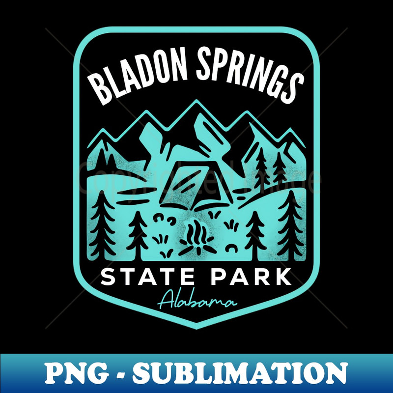 Bladon Springs State Park Alabama - Signature Sublimation PNG File