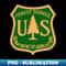 US forest service - High-Resolution PNG Sublimation File