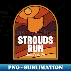 strouds run state park ohio - png transparent digital download file for sublimation