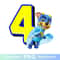 Paw Patrol Chase 4th Birthday Four PNG.jpg