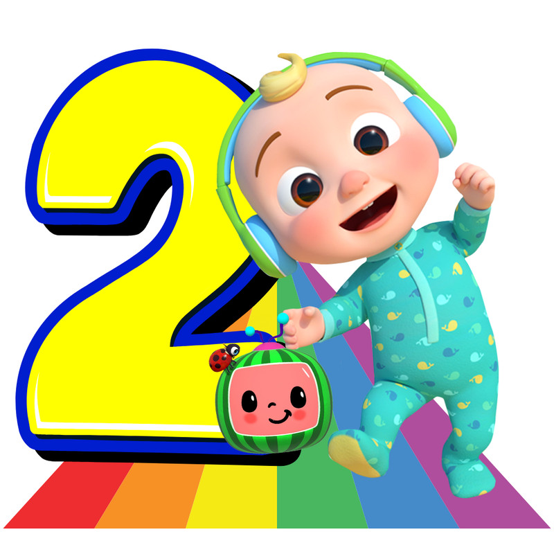 Cocomelon rainbow 2nd birthday.png