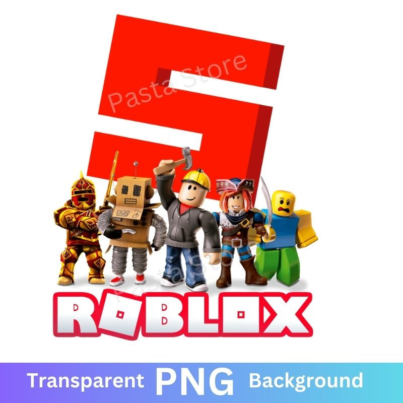 Roblox 5th Birthday PNG Five.jpg