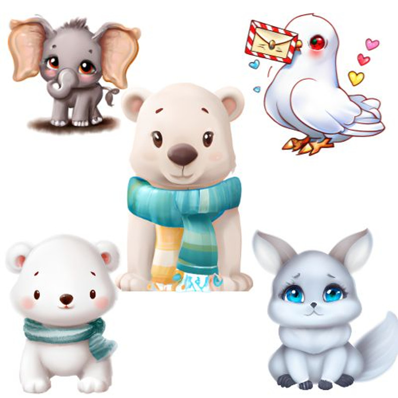 Transparent Animal Beautiful Design PNG 2