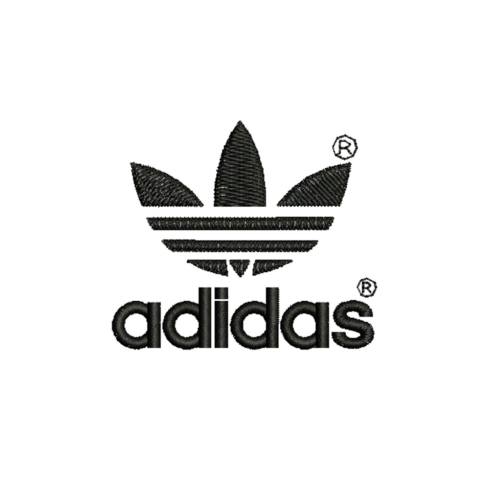 Adidas Embroidery Design New Adidas Logo Embroidery Sportswear Embroidery Pattern Adidas Logo Vecto 2