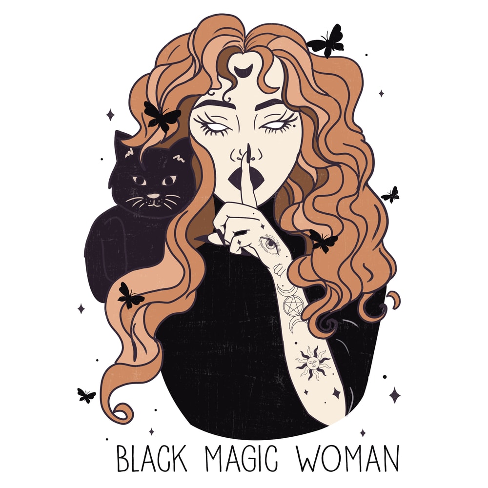 Black Magic Women SVG 0