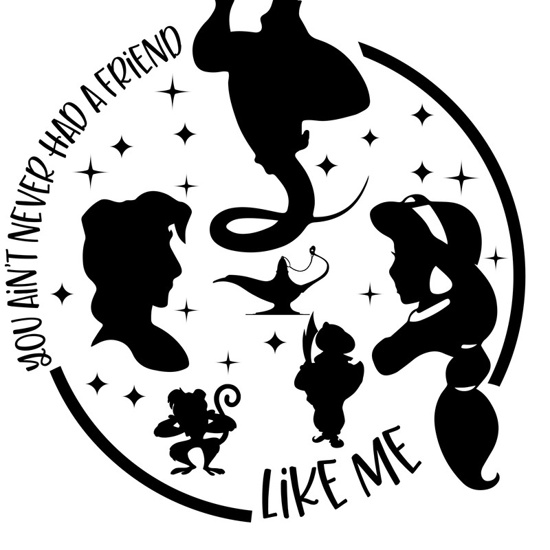 Round Aladin SVG For Cricut 0