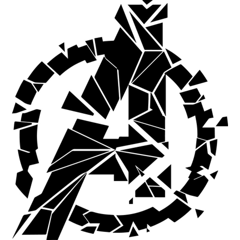 Avengers Break Logo SVG 0